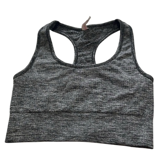 90 Degree Women's Gray Longline Compression Racerback Tank Top Size M Sleeveless - Picture 1 of 5